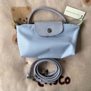 Longchamp Le Pliage Mini Bag Sky Blue